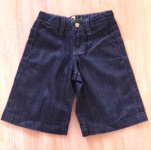 7 For All Mankind A Line Bermuda Shorts size Girls 4 - Picture 1 of 8